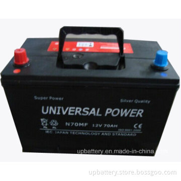 Factory Outlet! Mf Car Battery N70/N70L/Nx110-5/Nx110-5L 12V70ah